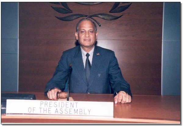 H.S. Khola, of India, served as President of the 32nd Session of the Assembly